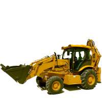 mini tractor with front end loader and backhoe