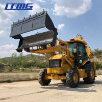 2.5 ton 3 ton backhoe loader 4 wheel drive backhoe loader digger for sale